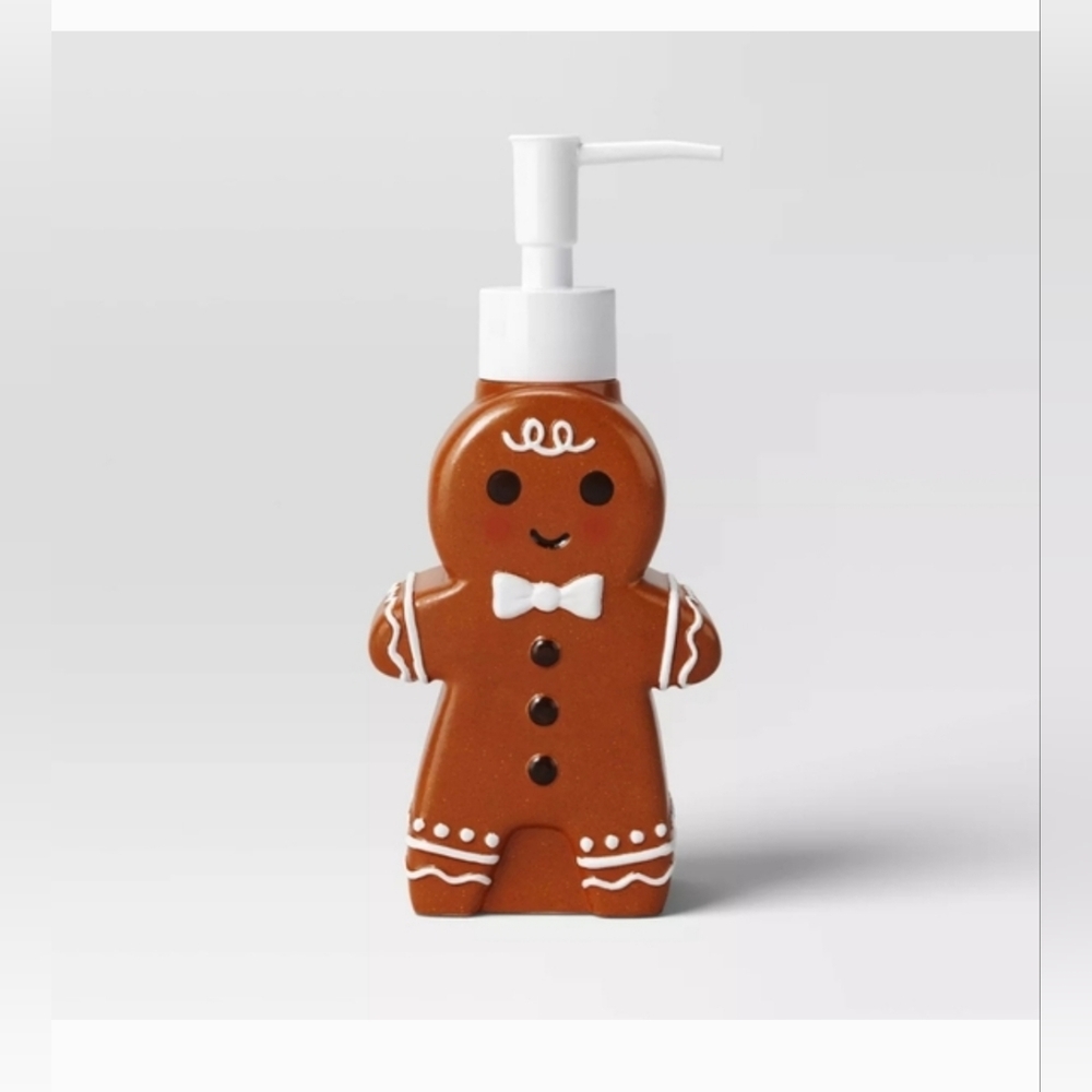 Gingerbread Man Soap Dispenser